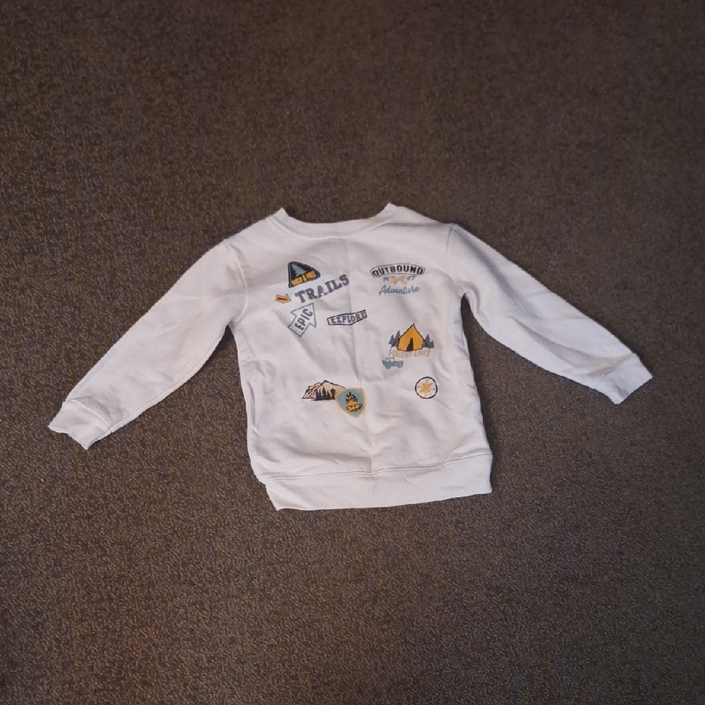 Garanimals White Adventure Graphic Sweatshirt